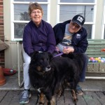 Amiee with her new family